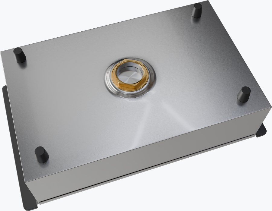 Bottom protection detail of inner basin accessory for anti-scratch workstation sink