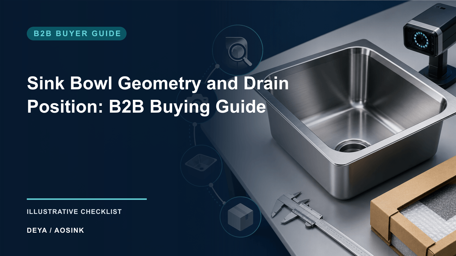 Sink Bowl Geometry and Drain Position: B2B Buying Guide — illustrative B2B checklist by DEYA / AOSINK
