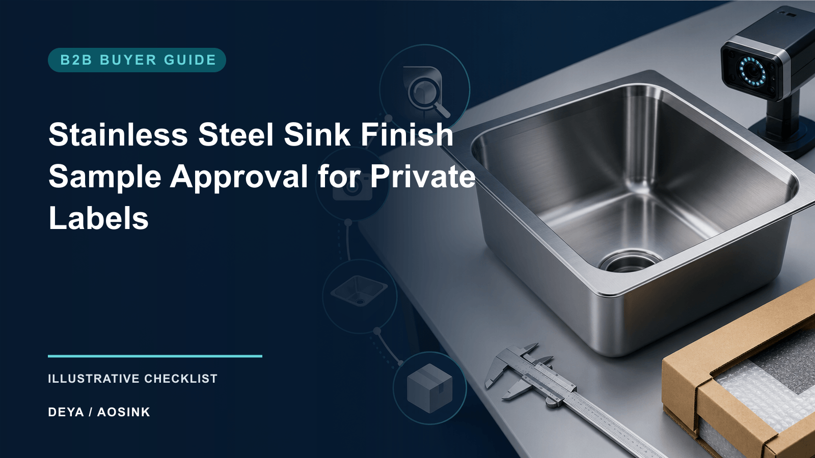 Stainless Steel Sink Finish Sample Approval for Private Labels — illustrative B2B checklist by DEYA / AOSINK